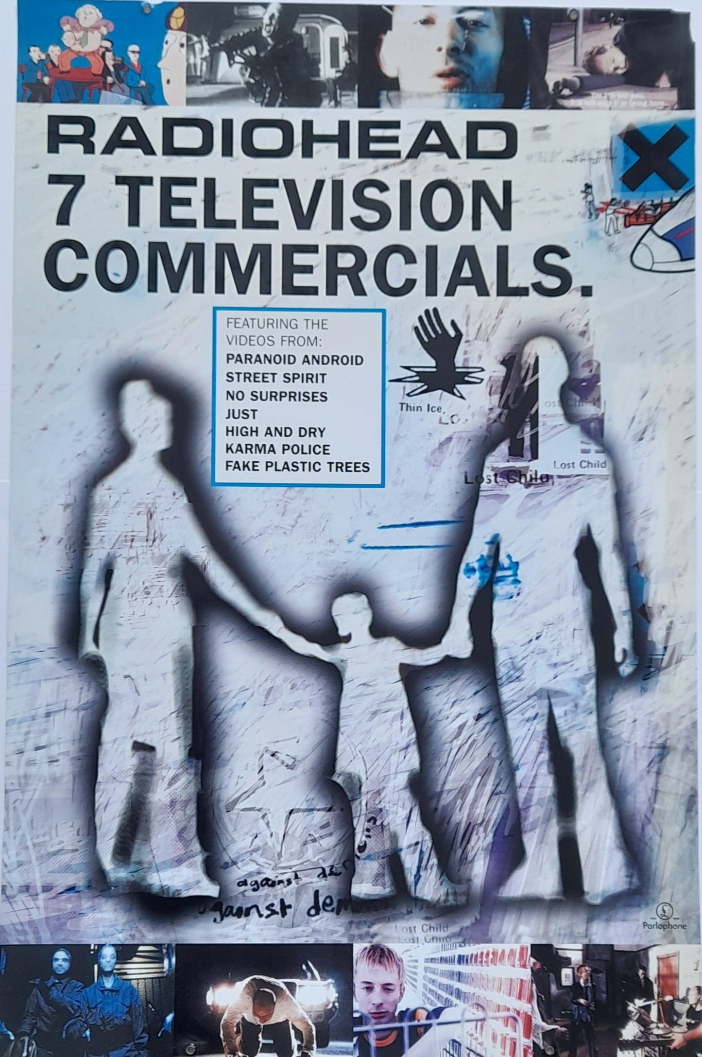 Radiohead Ok Computer / Radiohead 7 TV Commercials Double Sided Poster - Music Poster Shop