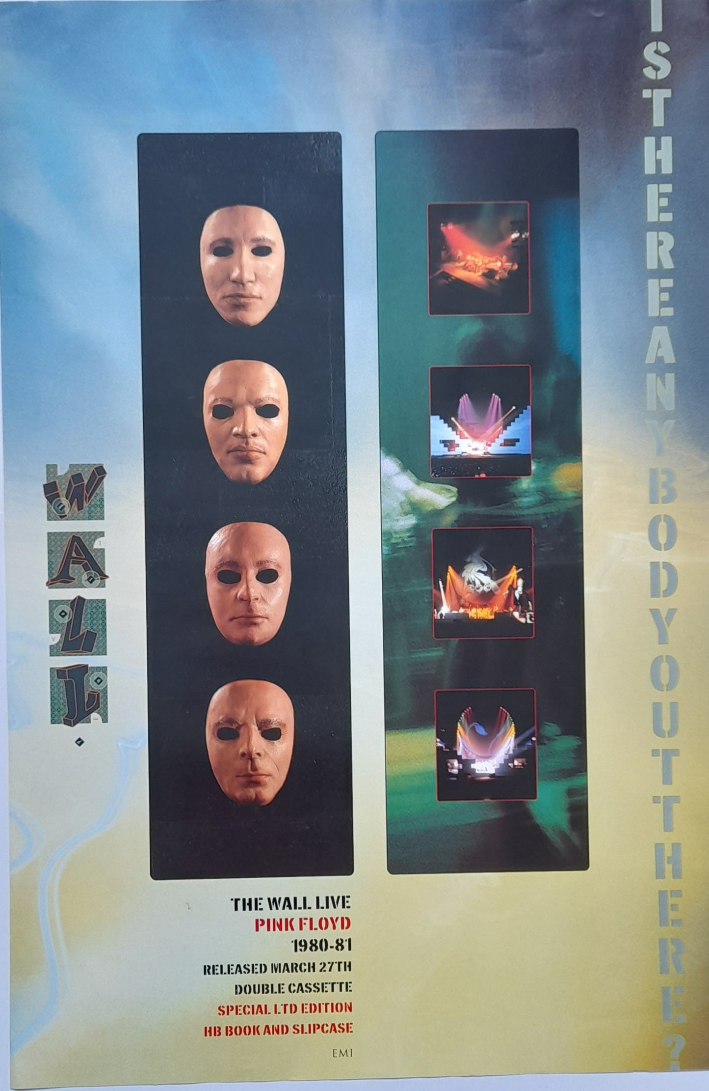 Pink Floyd The Wall/Is There Anybody Out There? Poster - Music Poster Shop
