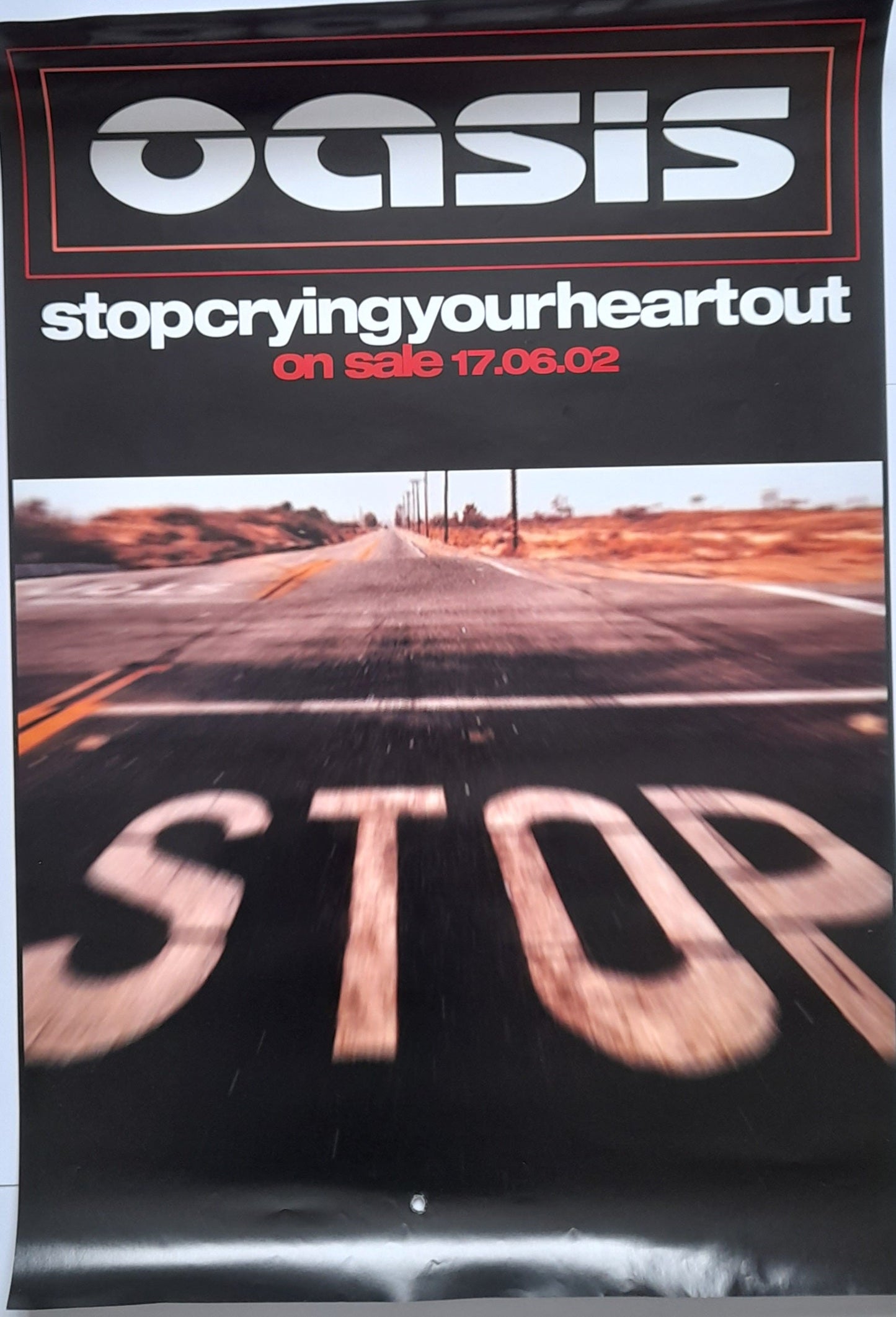 Oasis Stop Crying Your Heart Out Promotional Poster - Music Poster Shop