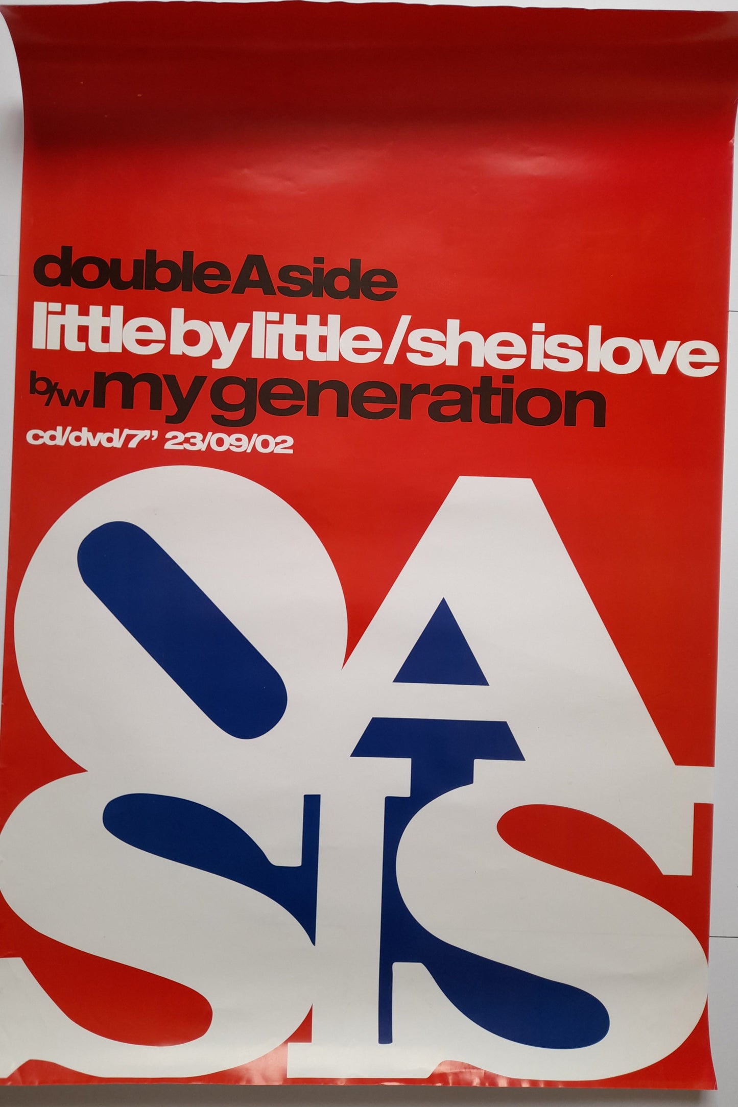Oasis Little by Little / She is Love Promotional Poster - Music Poster Shop