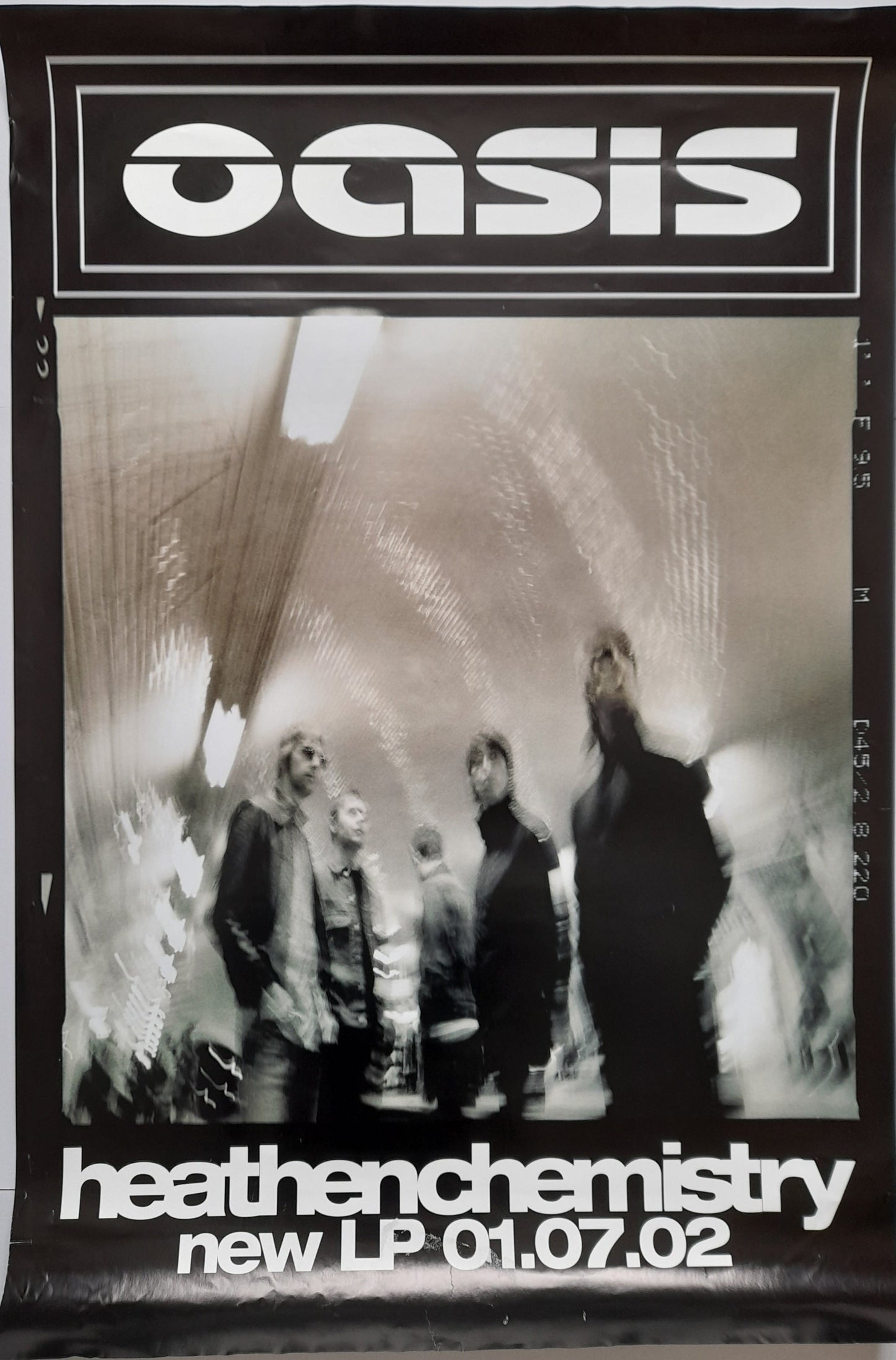 Oasis Heathen Chemistry LP Promotional Poster - Music Poster Shop