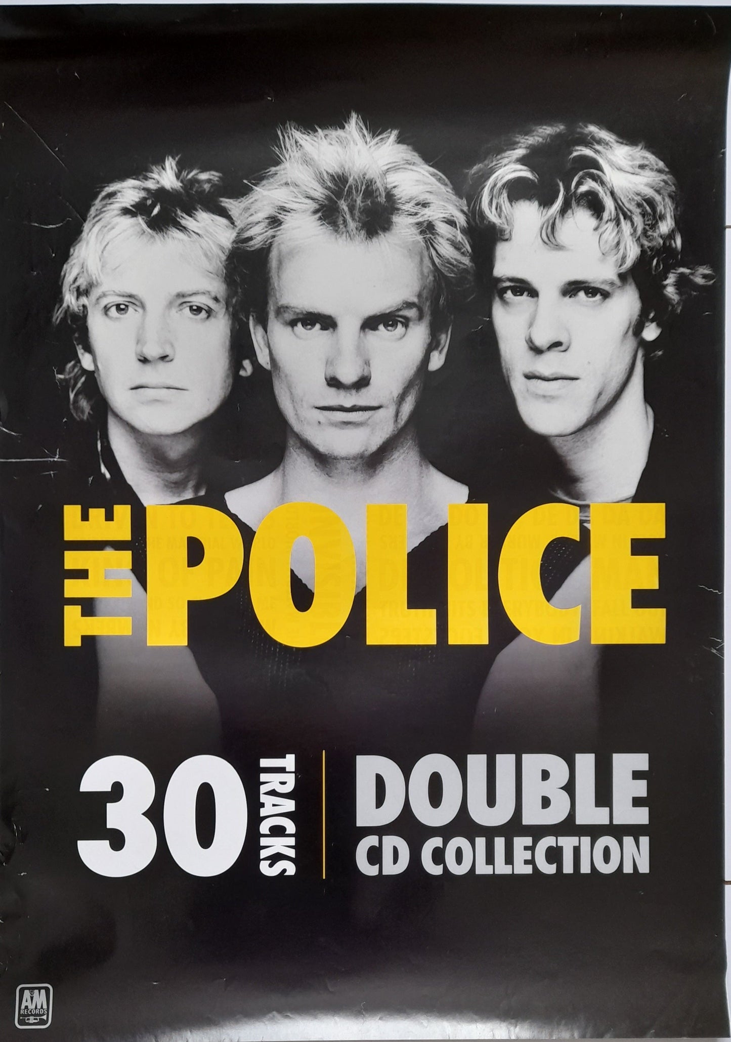 The Police 30 Track Double CD UK Promotional Poster - Music Poster Shop