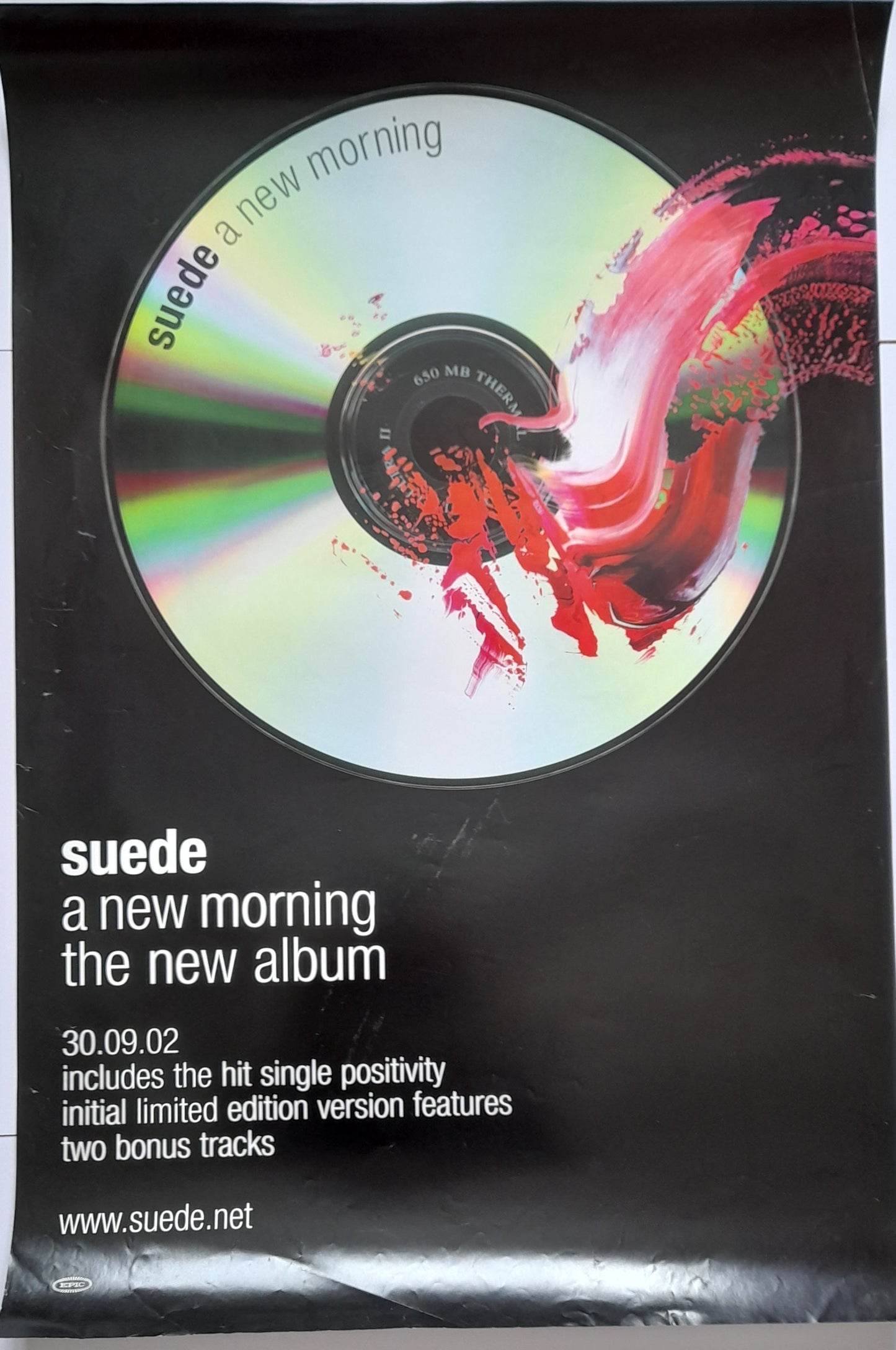 Suede a new morning album UK Promotional Poster - Music Poster Shop