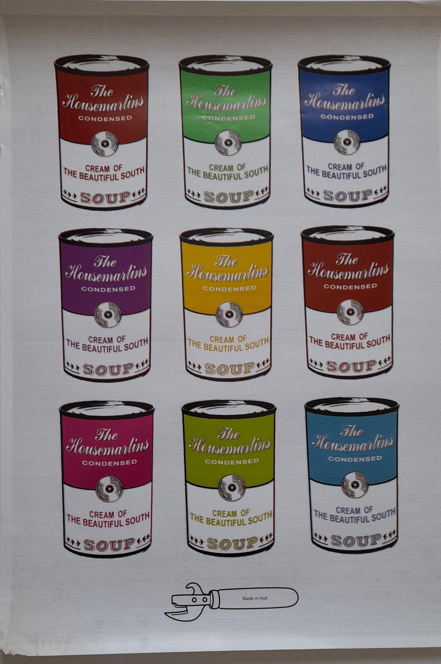 The Housemartins and The Beautiful South Soup Album UK Promotional Poster