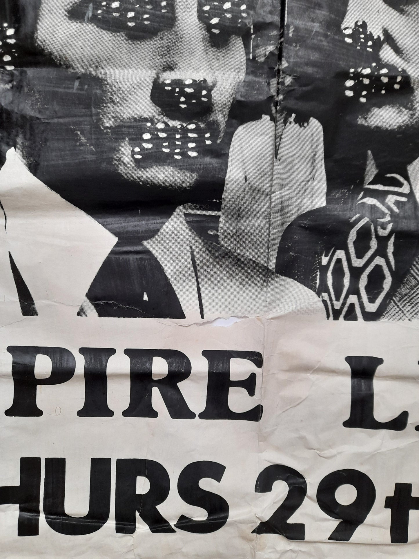 UFO Rare Vintage Tour Poster Liverpool Empire 1978