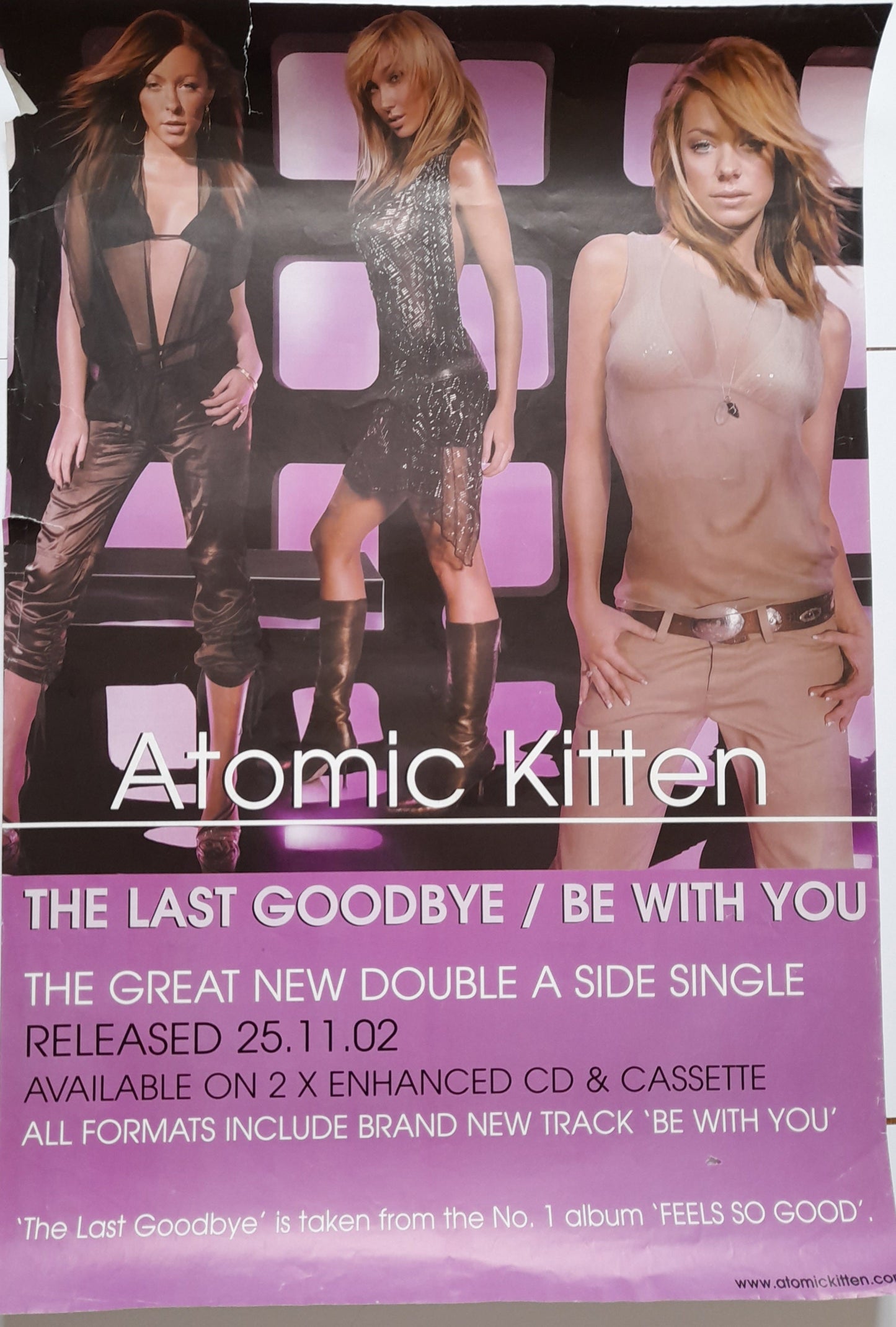 Atomic Kitten The Last Good Bye/Be With You single Poster - Music Poster Shop