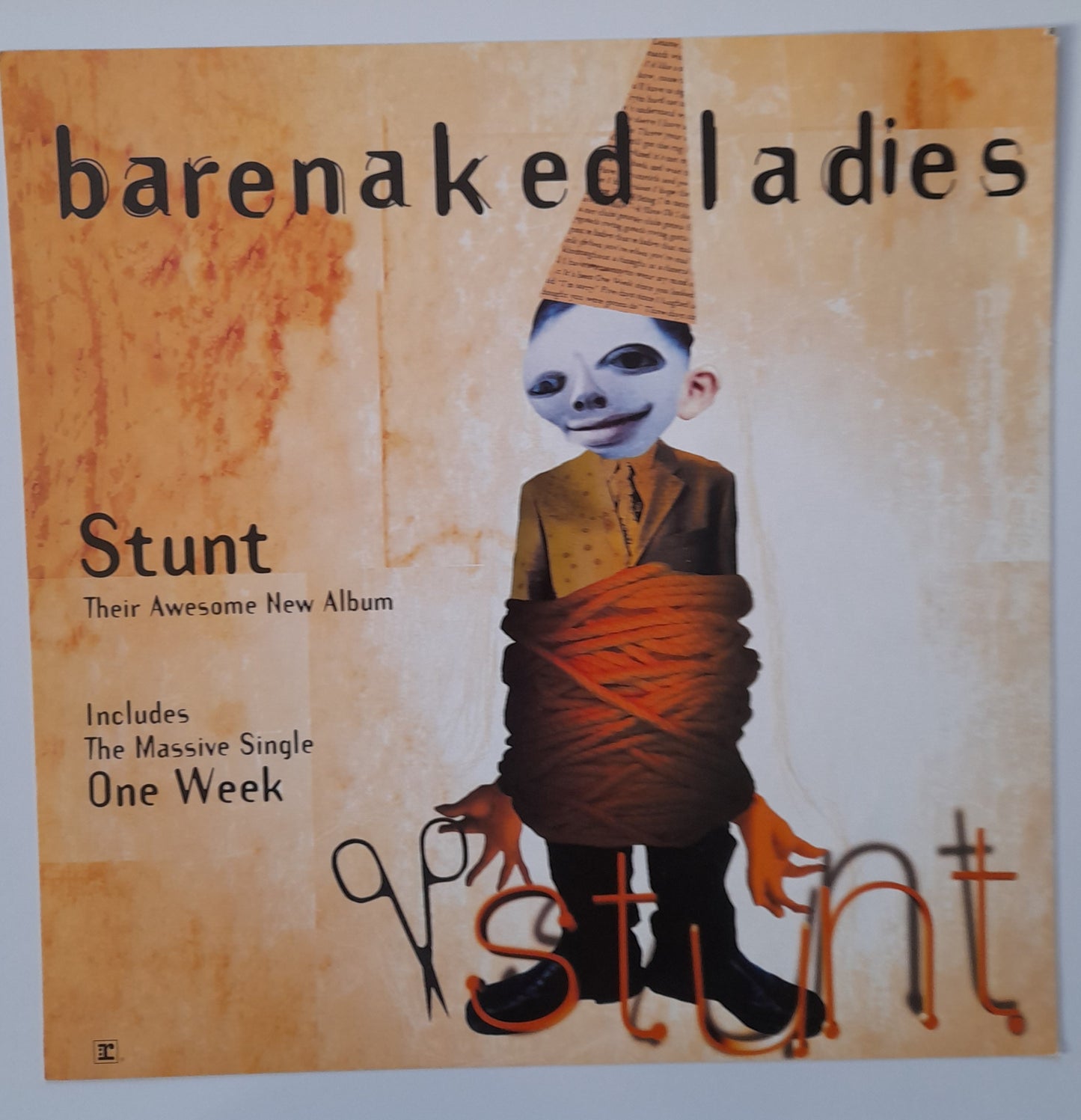 Barenaked Ladies - Stunt - Window Promo Card