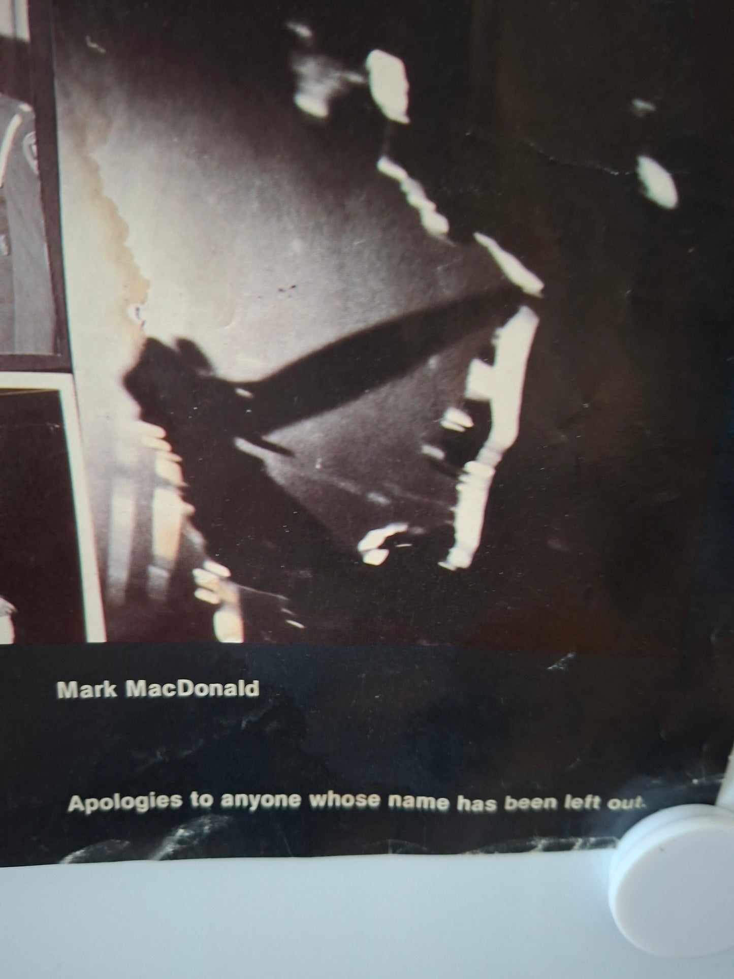 Bauhaus Peter Murphy Collage Photos 1980s Poster