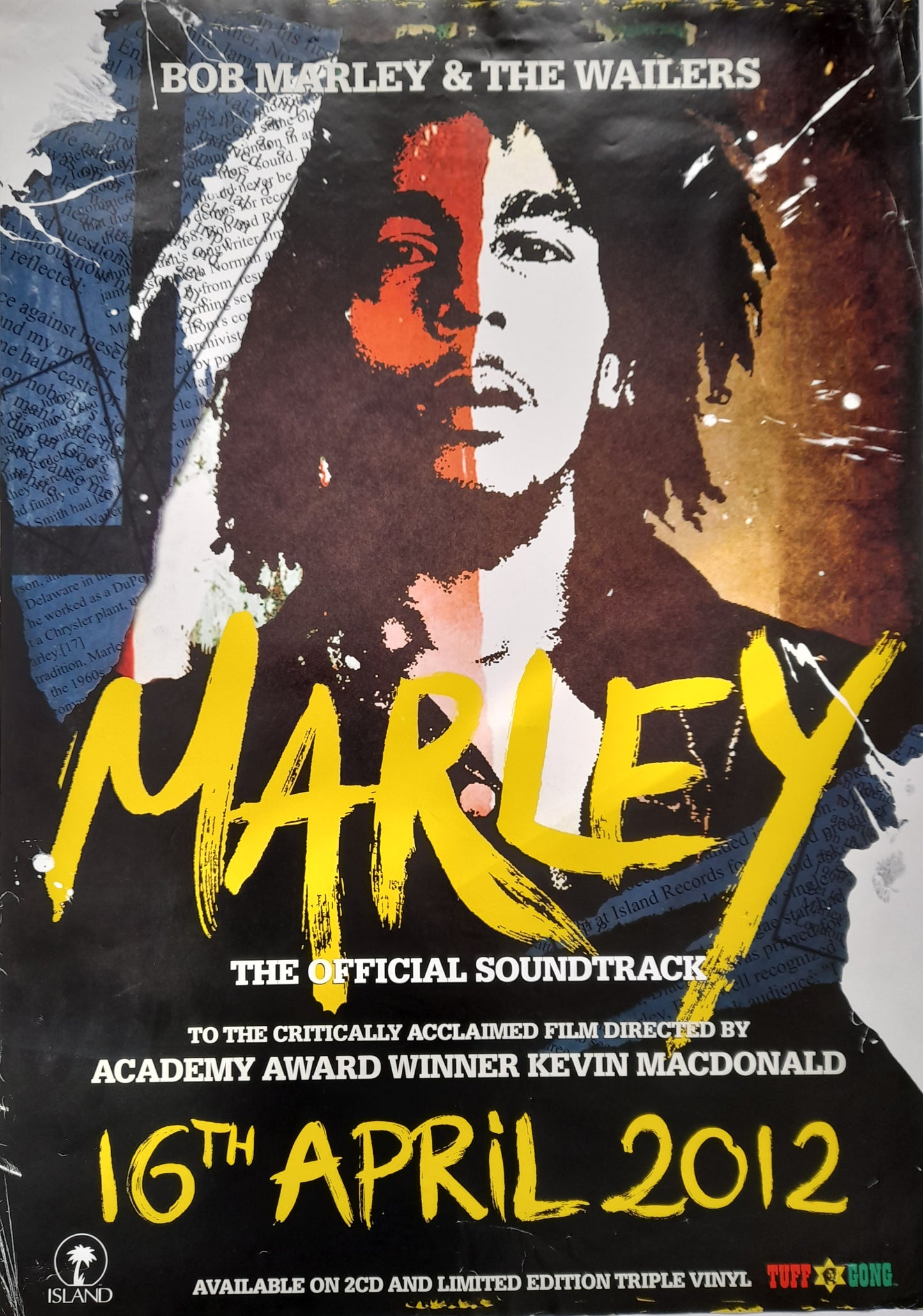 Bob Marley - Marley 2012 Promotional Poster - Music Poster Shop