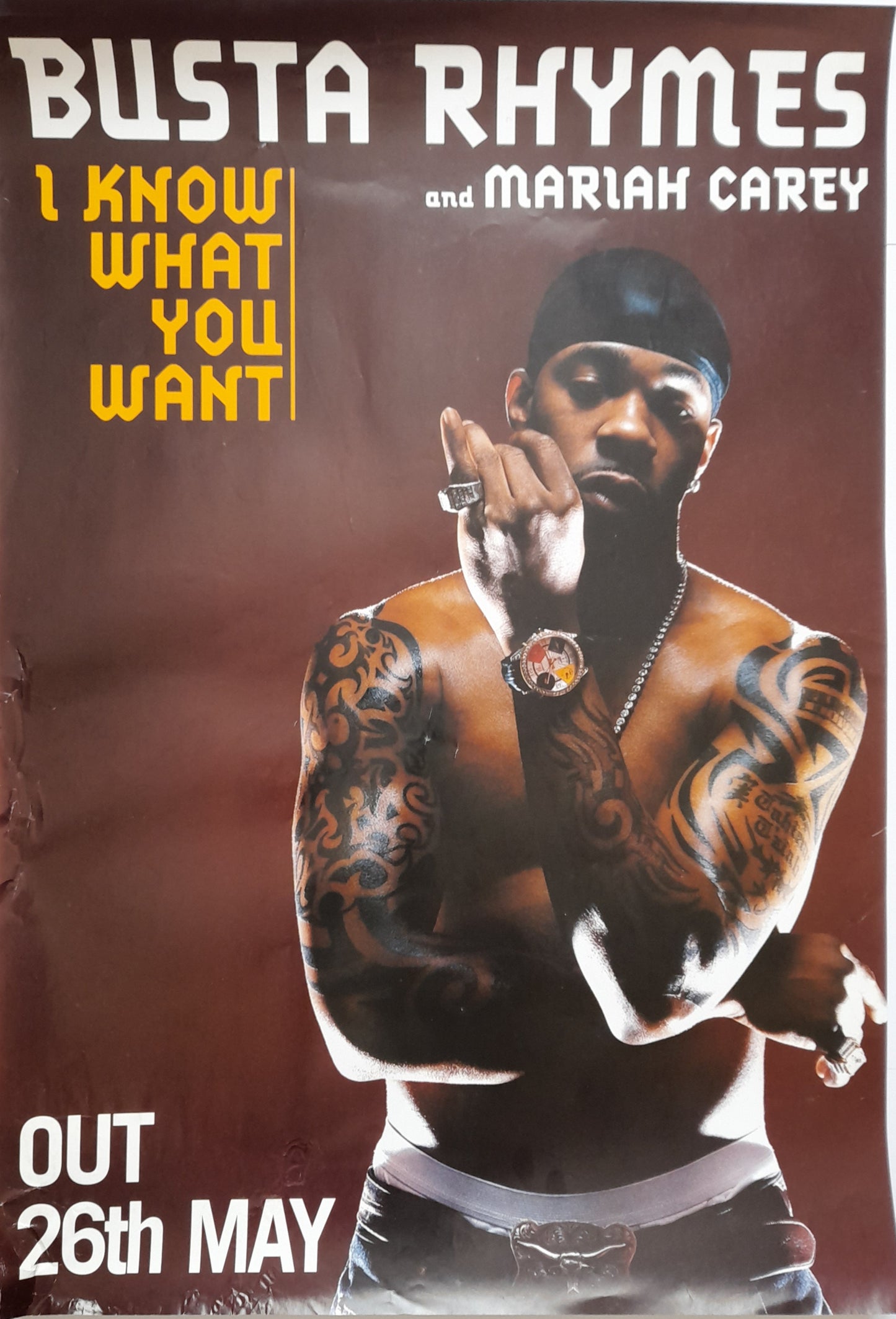 Busta Rhymes & Mariah Carey Promotional Poster - Music Poster Shop