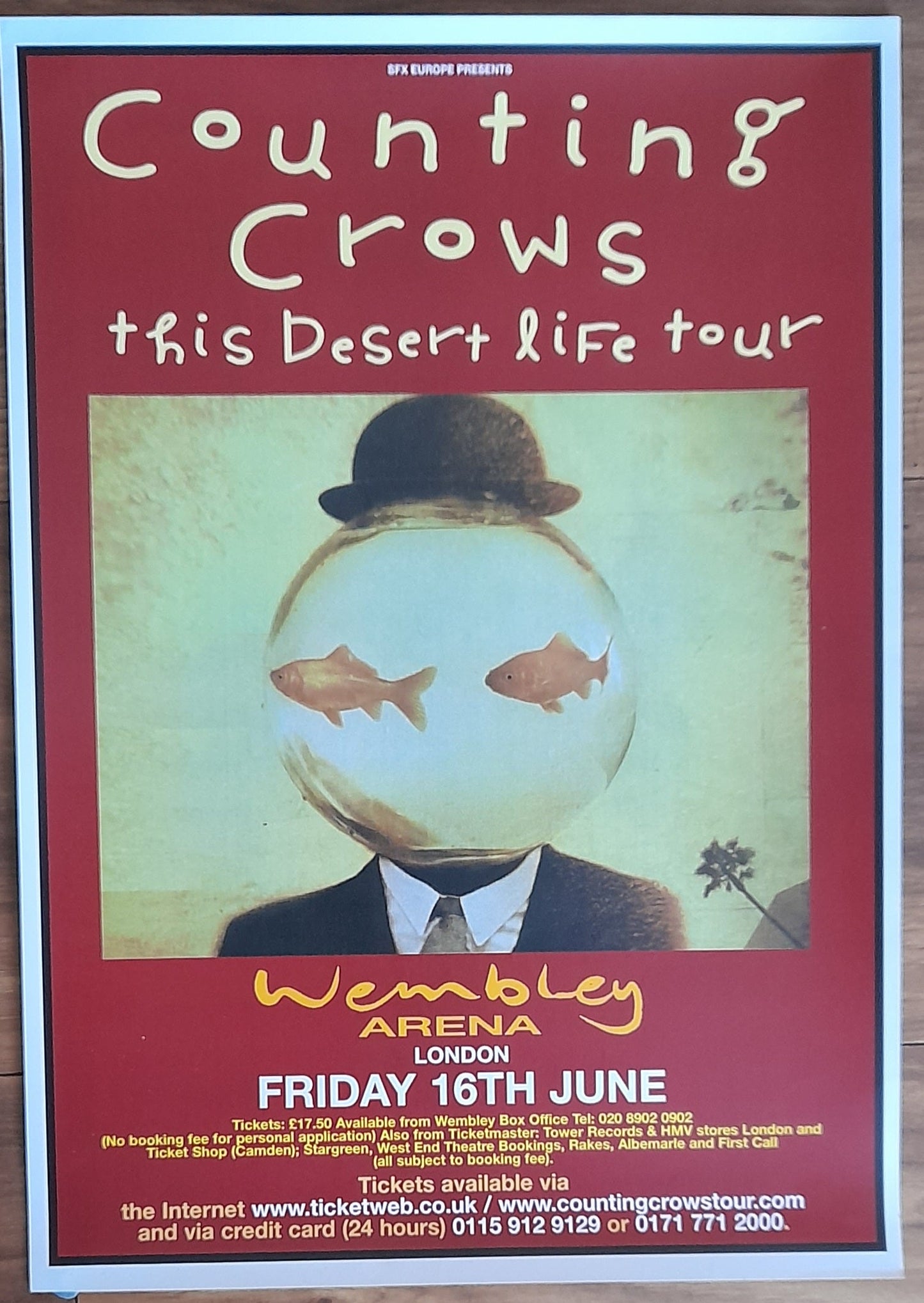 Counting Crows - This Desert Life Tour Poster