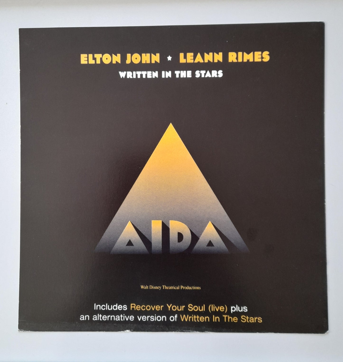 Elton John/Leann Rimes Aida Window Card - Music Poster Shop
