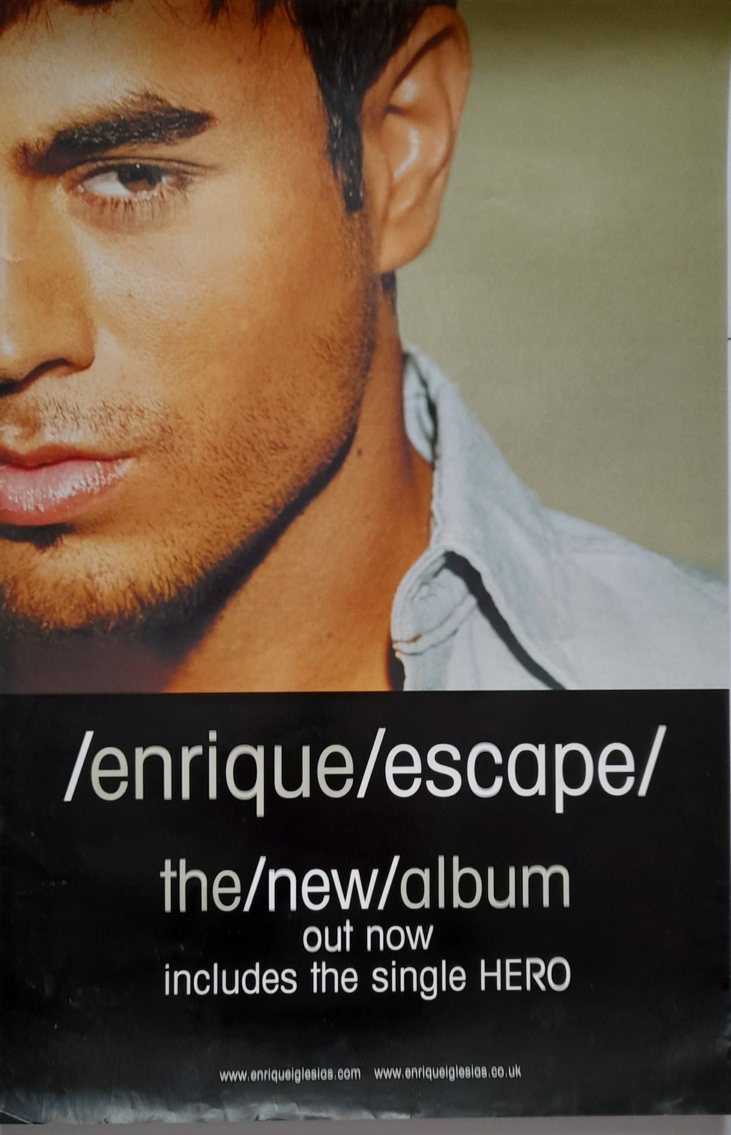 Enrique Iglesias - Escape Promotional Poster - Music Poster Shop