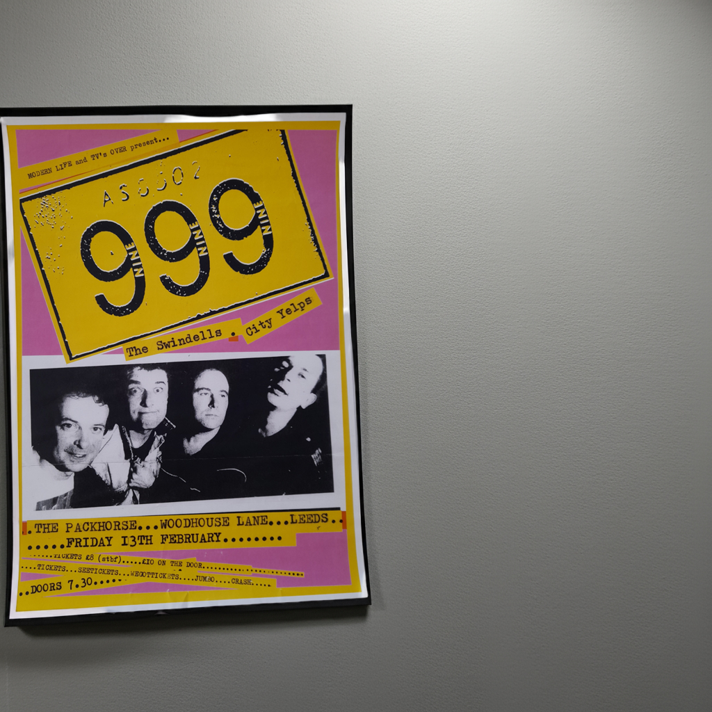999 - Gig Poster for The Packhorse in Leeds - Music Poster Shop