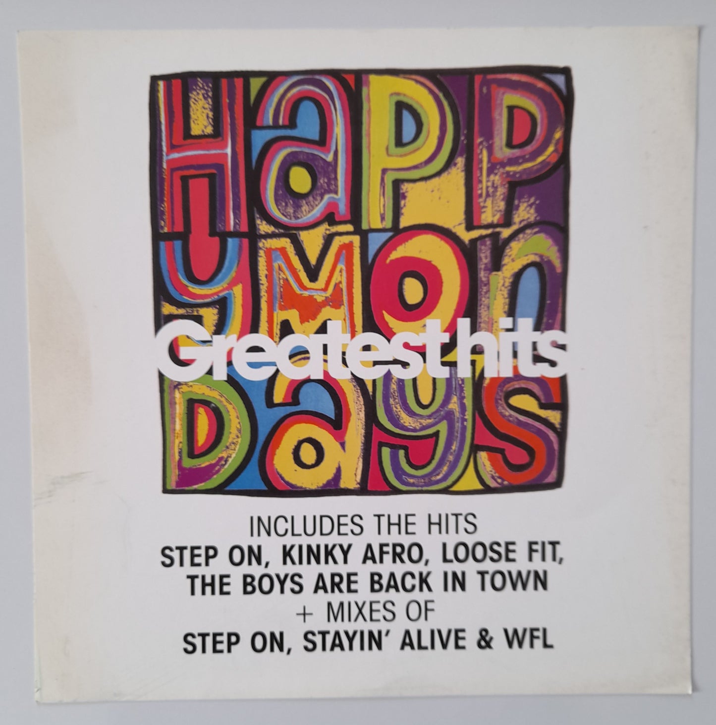 Happy Mondays - Greatest Hits - Window Promo Card - Music Poster Shop