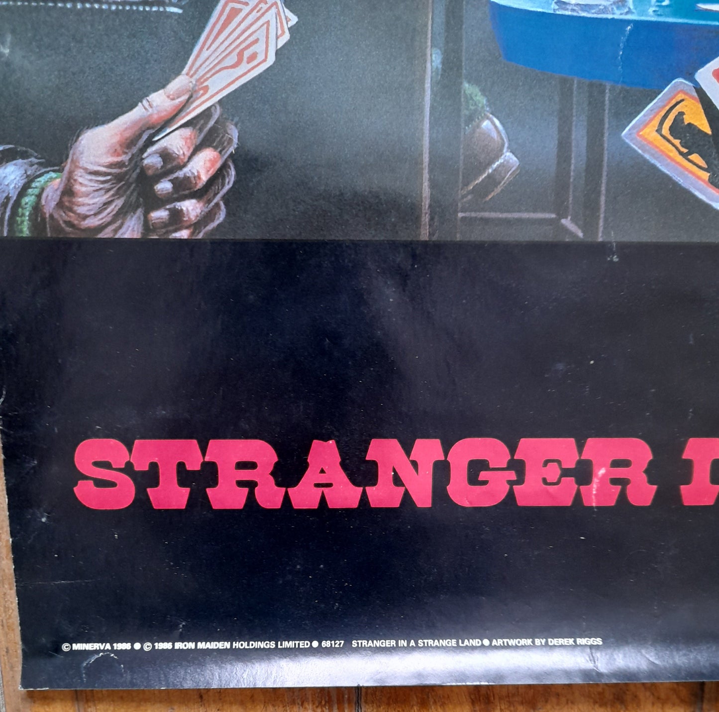 Iron Maiden Stranger In A Strange Land Promotional Poster - Music Poster Shop