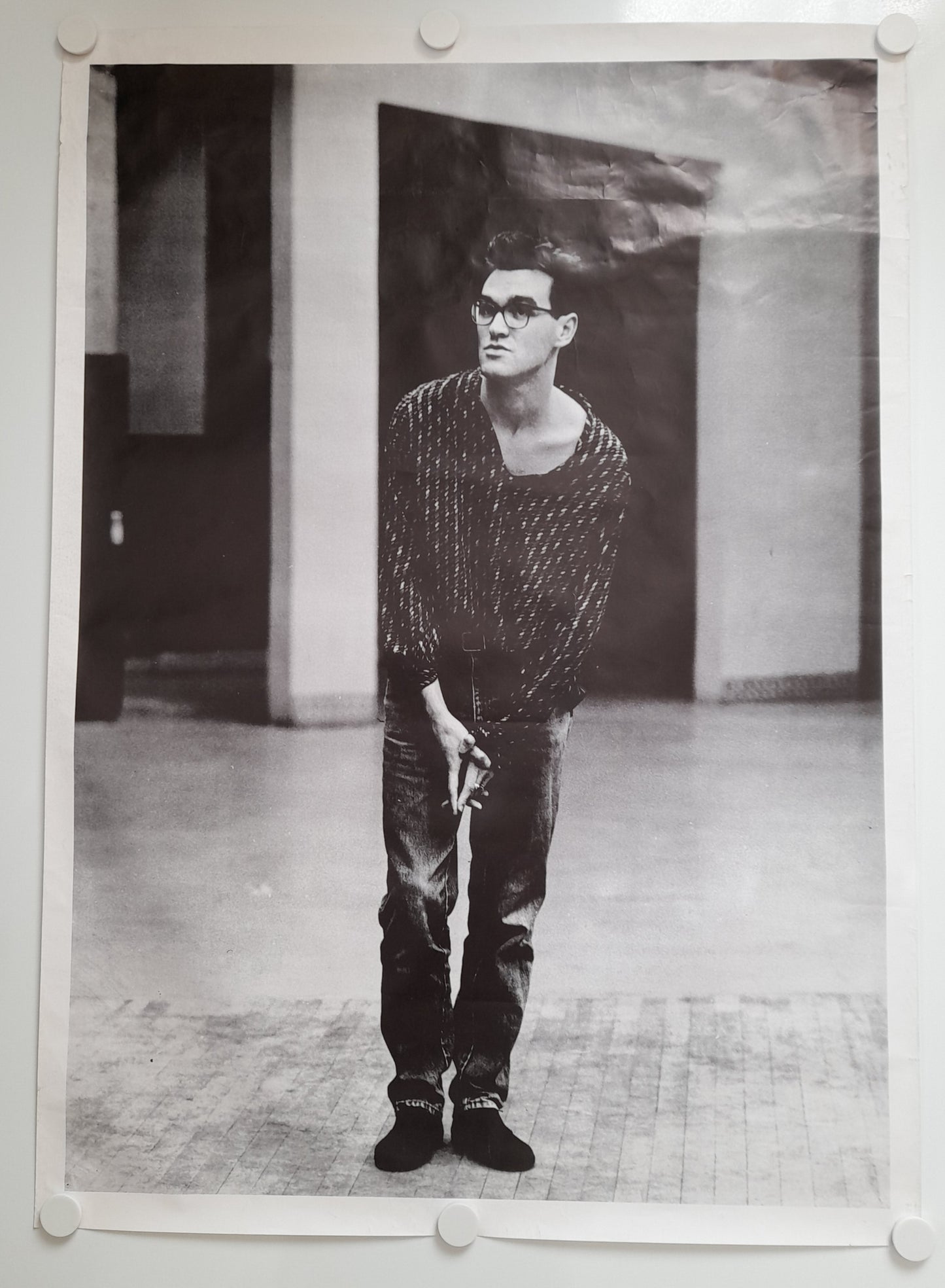 Morrissey Black & White rare 1986 Poster