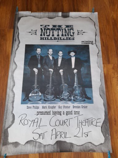 Nottingham Hillbillies - Missing Tour Poster - Liverpool 1990 - Music Poster Shop