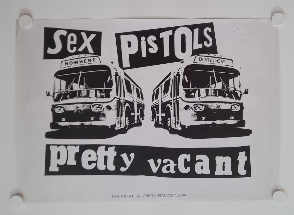 Sex Pistols - Pretty Vacant - Repro Poster - Music Poster Shop