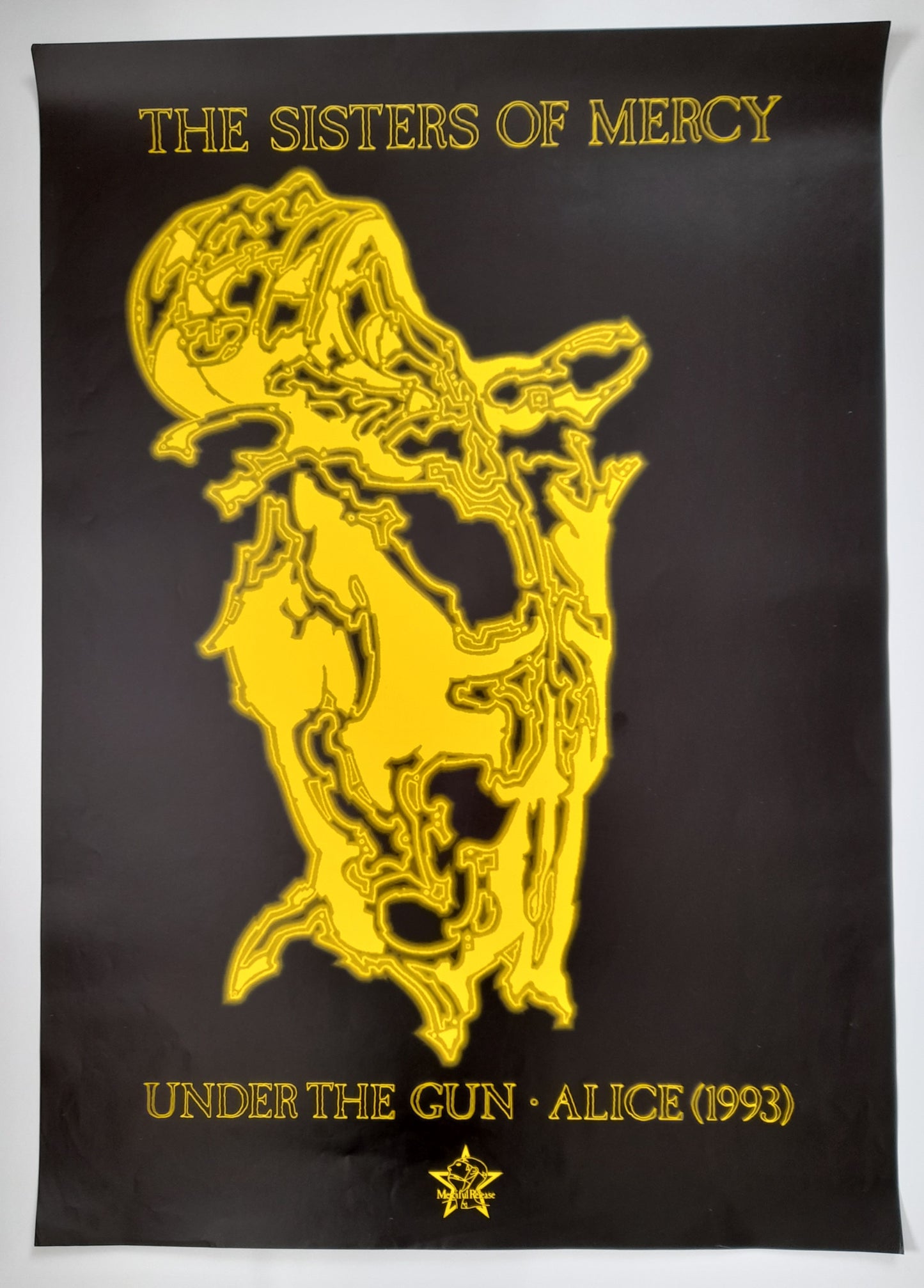 Sisters of Mercy - Under The Gun/Alice Promo Poster 1993 - Music Poster Shop