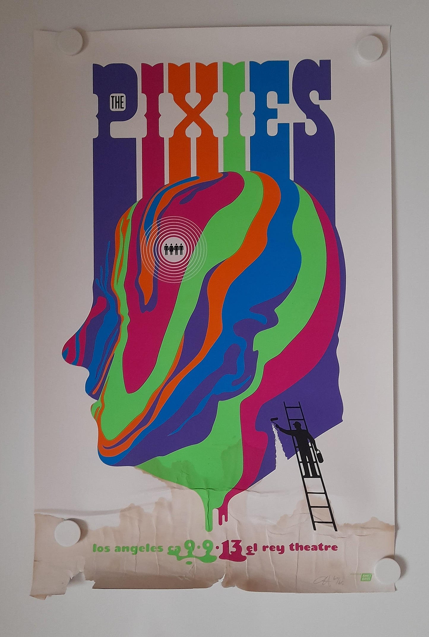 The Pixies Los Angeles El Rey Theatre Poster