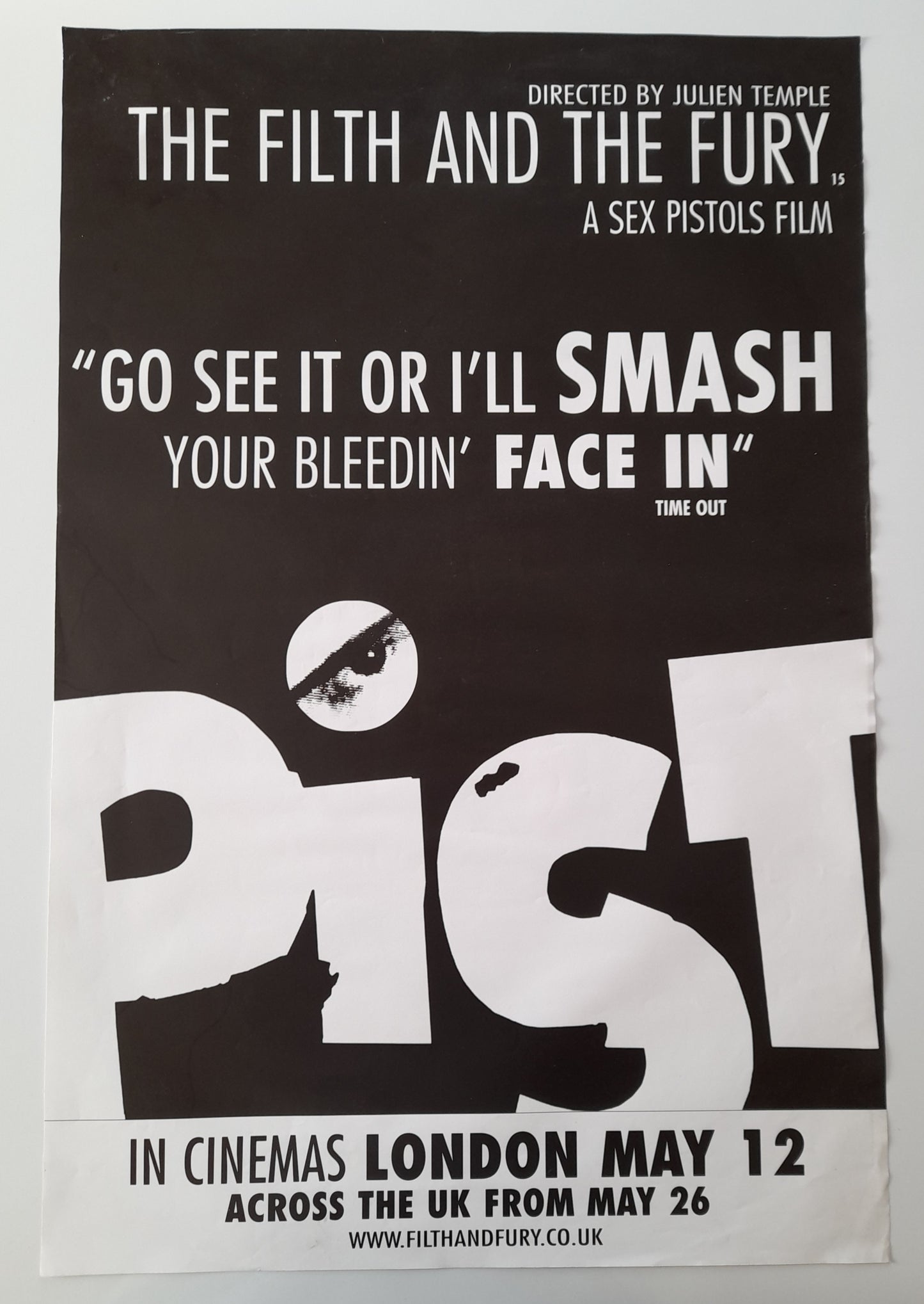 Sex Pistols The Filth and the Fury Film Poster - Music Poster Shop