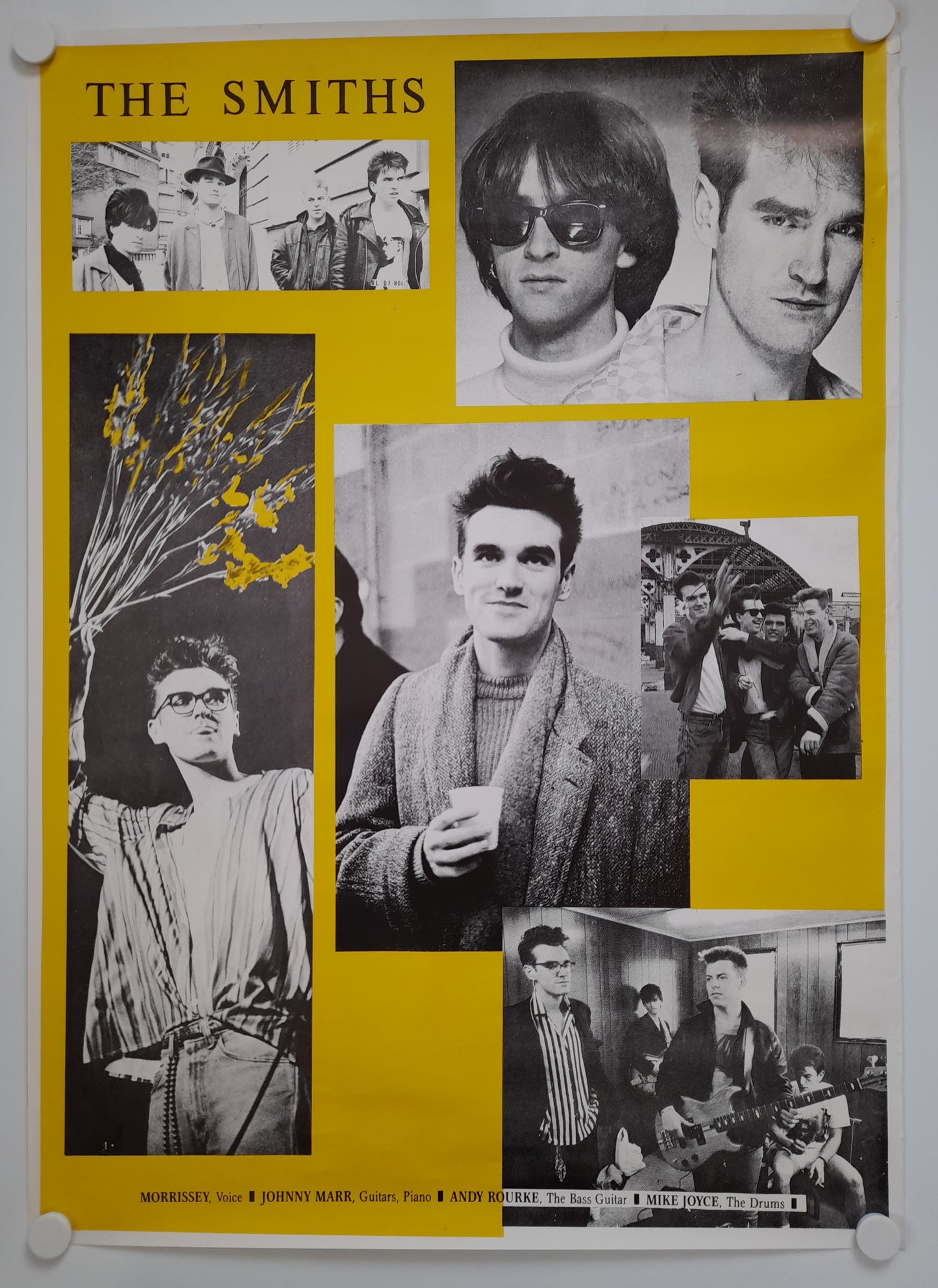 The Smiths rare Collage Poster 1984