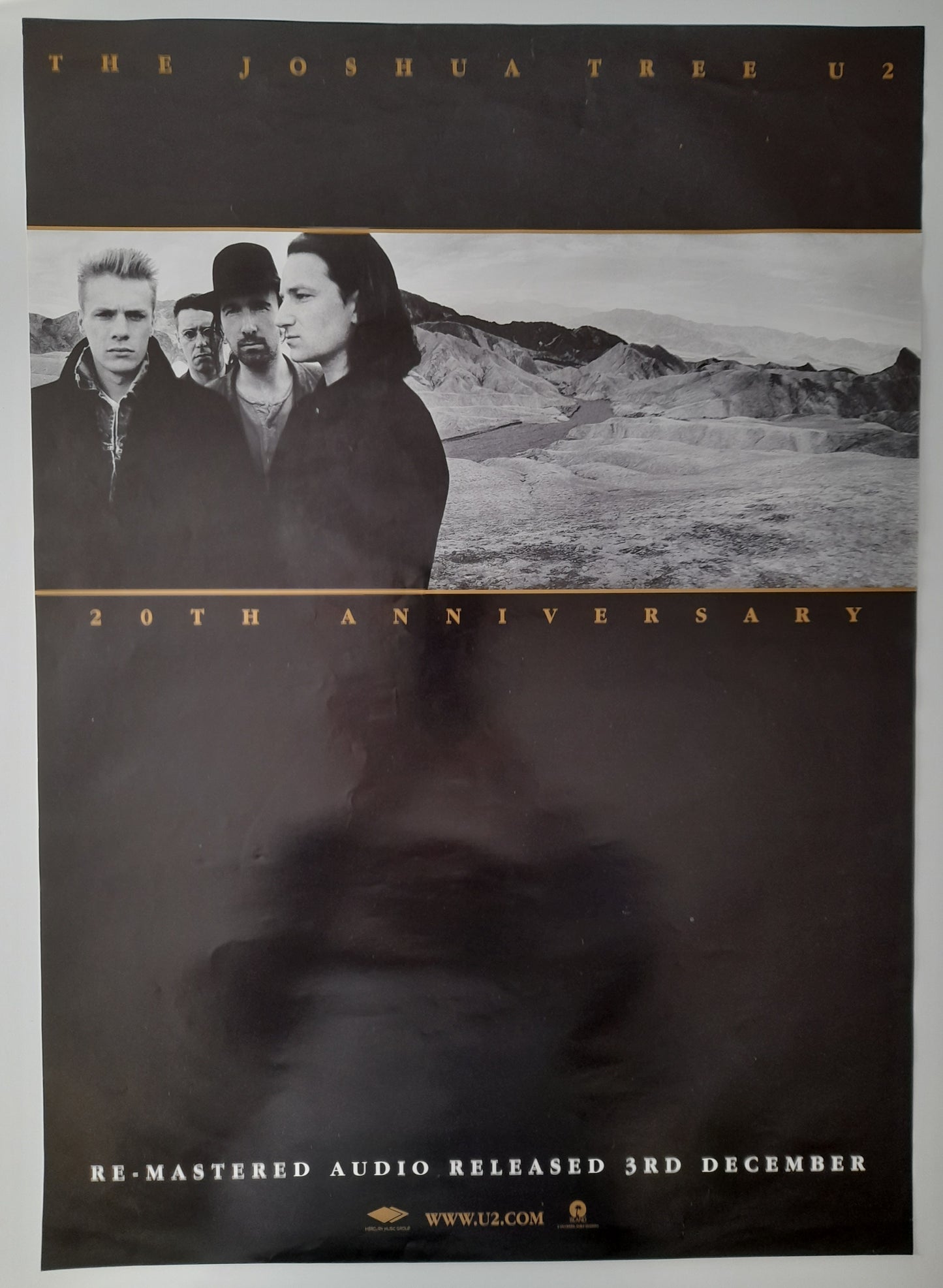 U2 The Joshua Tree Promo Poster