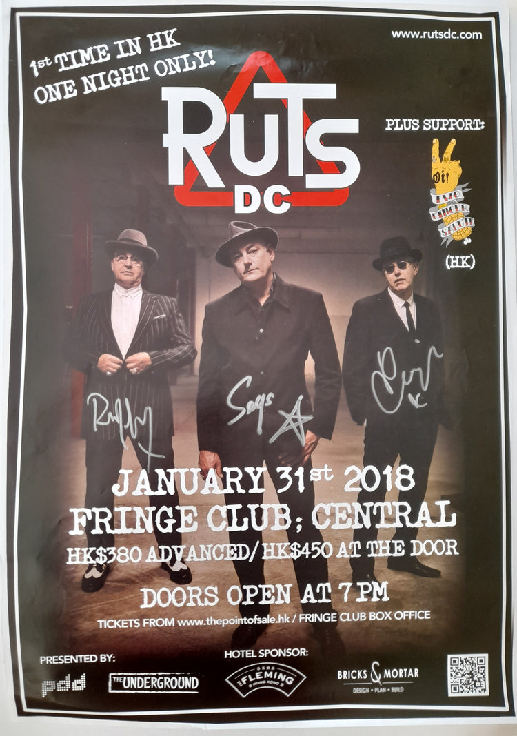 Ruts DC 2018 Promo Gig Poster
