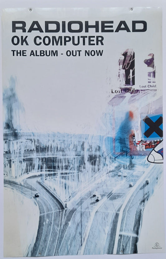 Radiohead Ok Computer / Radiohead 7 TV Commercials Double Sided Poster