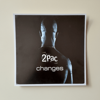 2Pac - Changes - Window Promo Card - Music Poster Shop