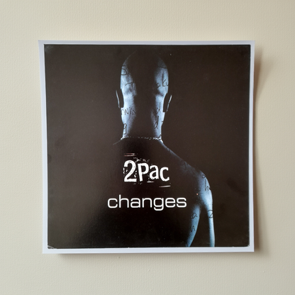 2Pac - Changes - Window Promo Card
