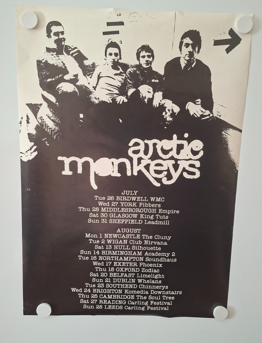 Artic Monkeys 2005 tour poster