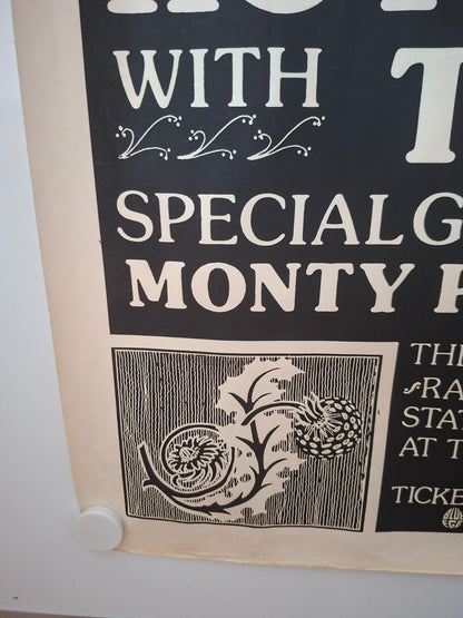 Pink Floyd Rare Original Large 1st Print July 1975 Knebworth Park Poster