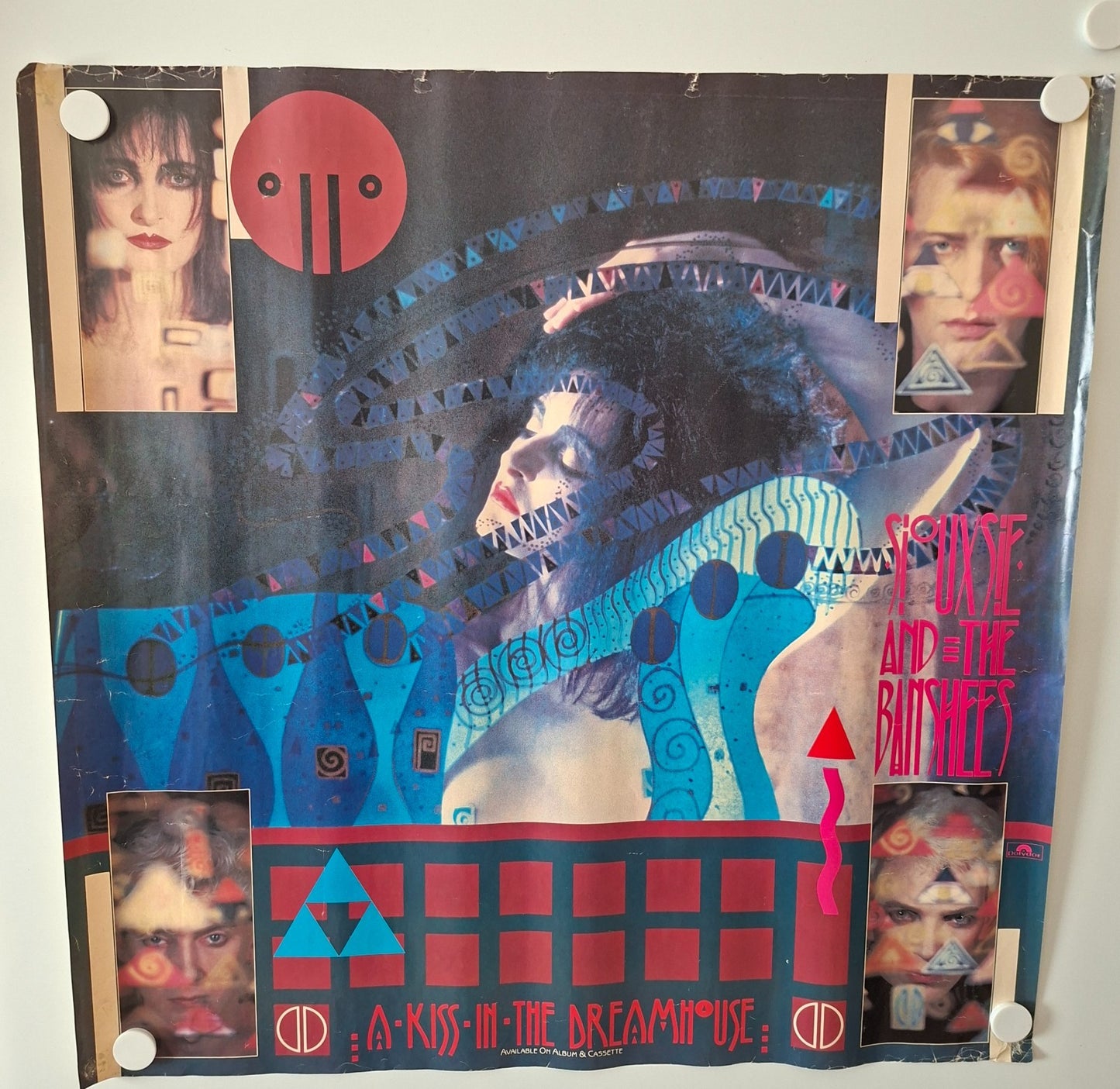Siouxsie and the Banshees Original A Kiss in the Dreamhouse Promo Poster
