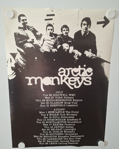 Artic Monkeys 2005 tour poster