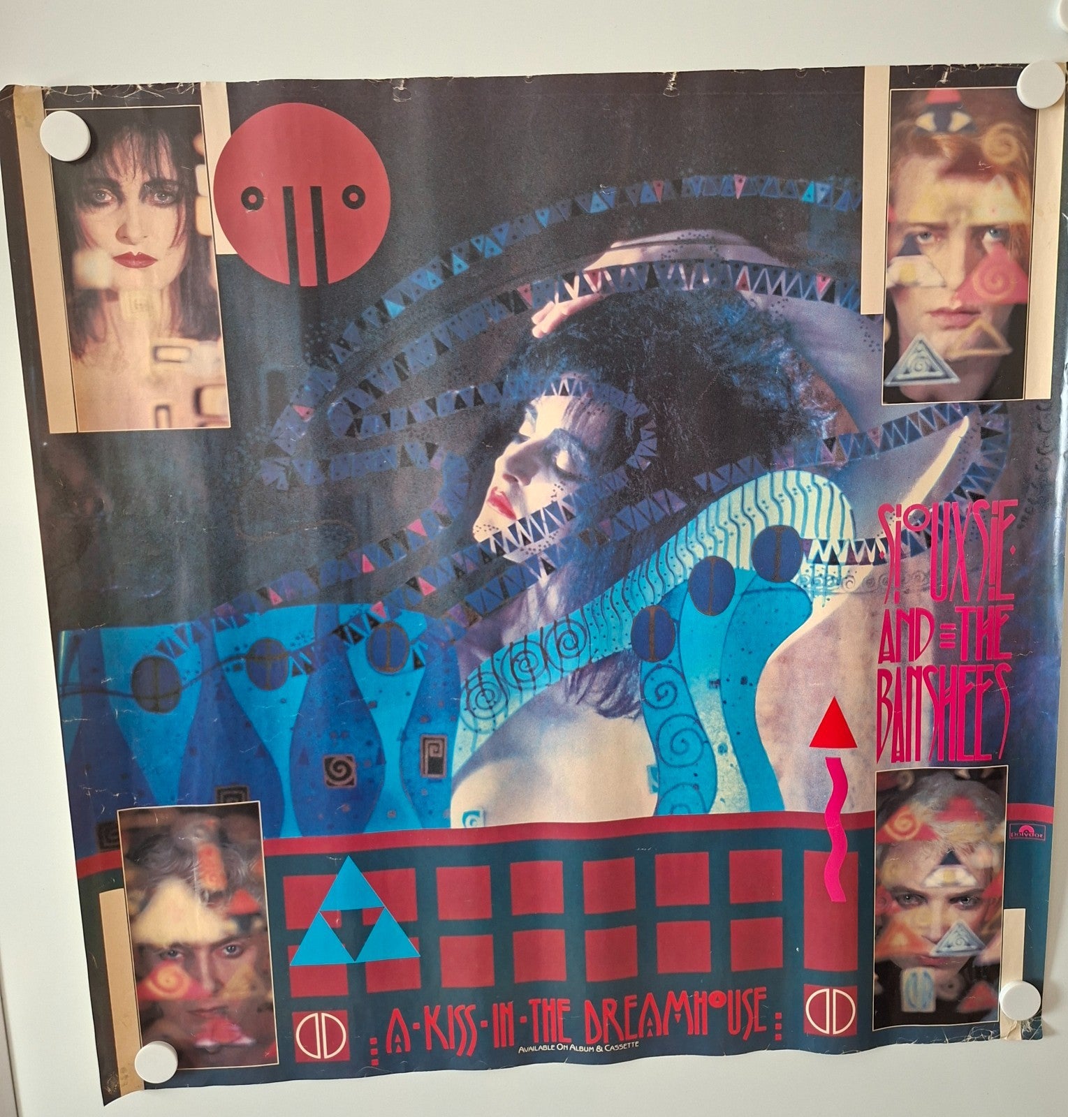 Siouxsie and the Banshees Original A Kiss in the Dreamhouse Promo Poster