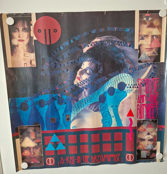 Siouxsie and the Banshees Original A Kiss in the Dreamhouse Promo Poster