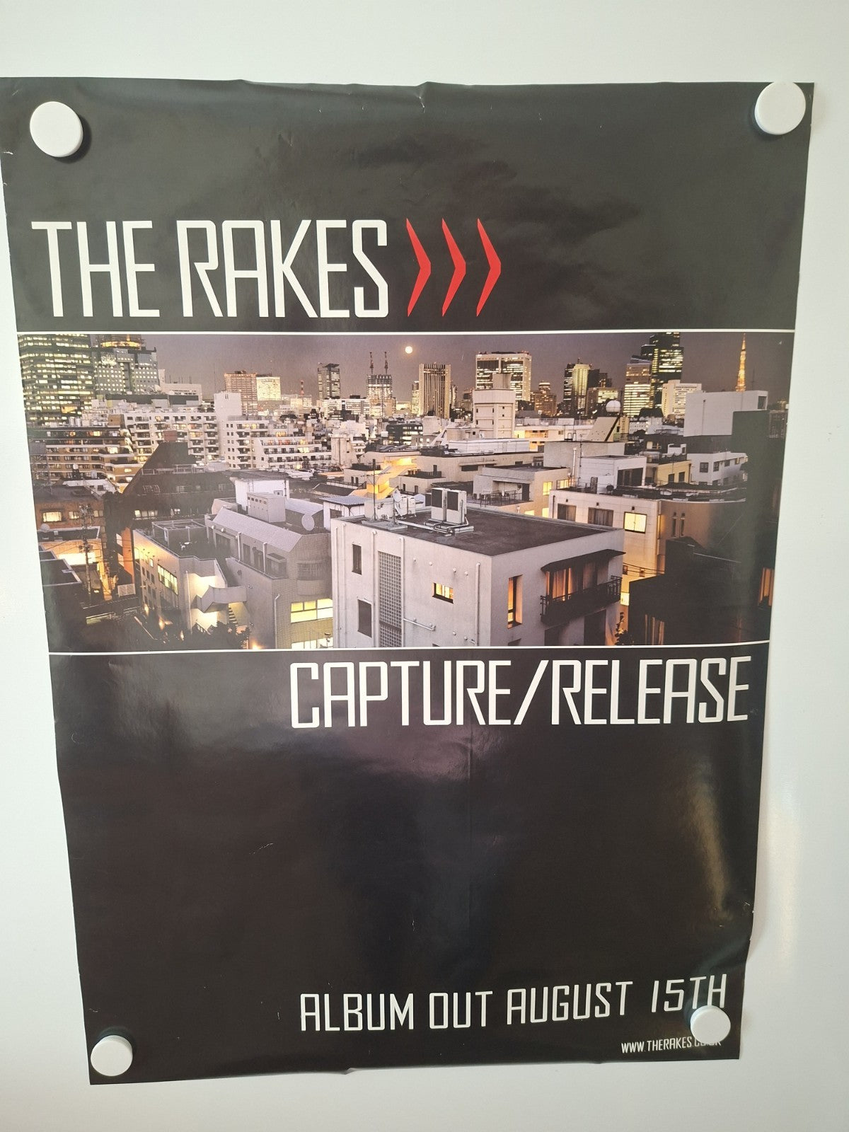 The Rakes -Original Capture/Release Promo Poster 2005 / 50cms x 70cms