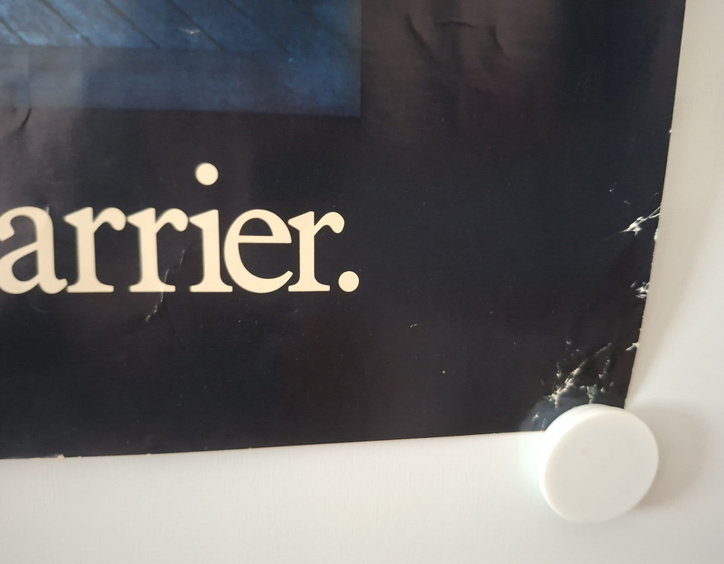 Peter Murphy Bauhaus Maxell Tapes Break The Sound Barrier Rare Punk Poster