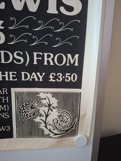 Pink Floyd Rare Original Large 1st Print July 1975 Knebworth Park Poster