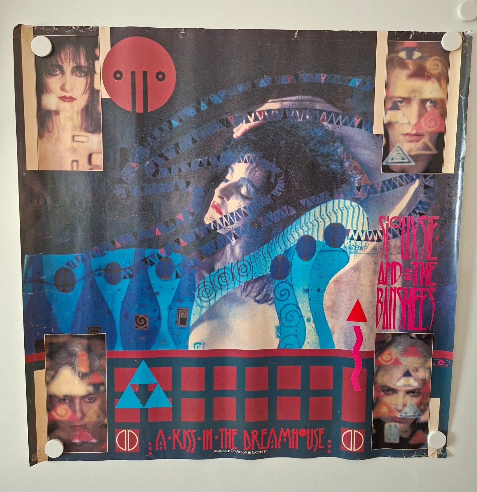 Siouxsie and the Banshees Original A Kiss in the Dreamhouse Promo Poster