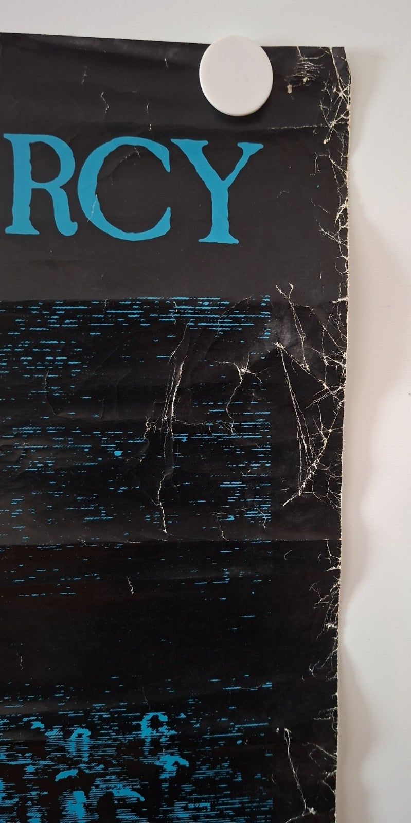 Rare Sisters of Mercy Original Body and Soul Record Shop Promo Poster