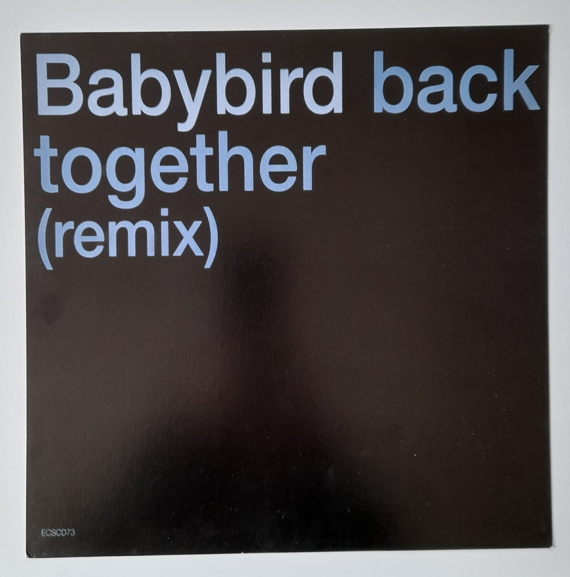 Babybird - Back Together - Window Promo Card