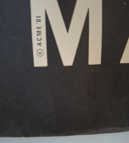 Bauhaus Peter Murphy The Mask 1981 Promo Poster