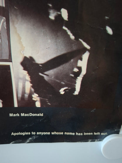 Bauhaus Peter Murphy Collage Photos 1980s Poster