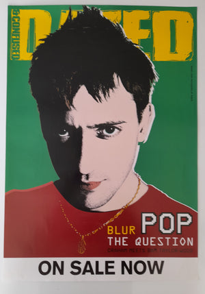 Blur Dazed and Confused Graham Coxon Promo Poster 1999