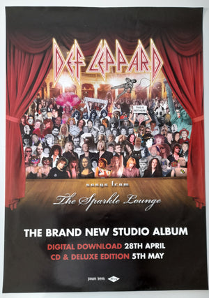 Def Leppard Songs from The Sparkle Lounge Promo Poster 2008