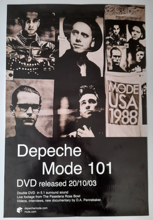 Depeche Mode 101 Original Promo Poster DVD Release 2003