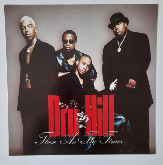 Dru Hill - These Are The Times - Window Promo Card